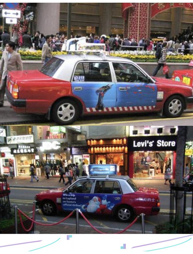 Easy Group - Taxi box lumineuse + 4 portes sticker