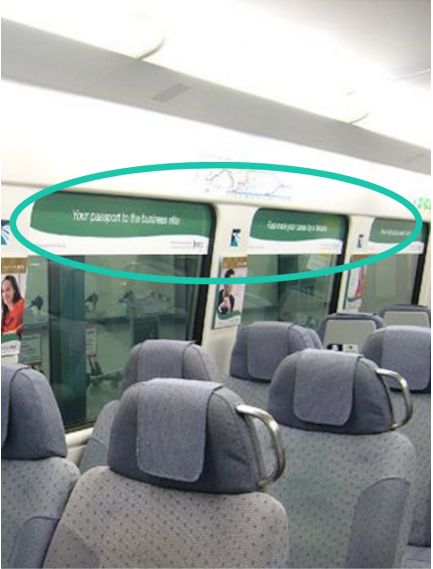 機場快綫 - 車窗貼紙