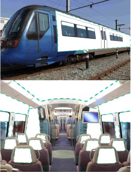 機場快綫全車廣告