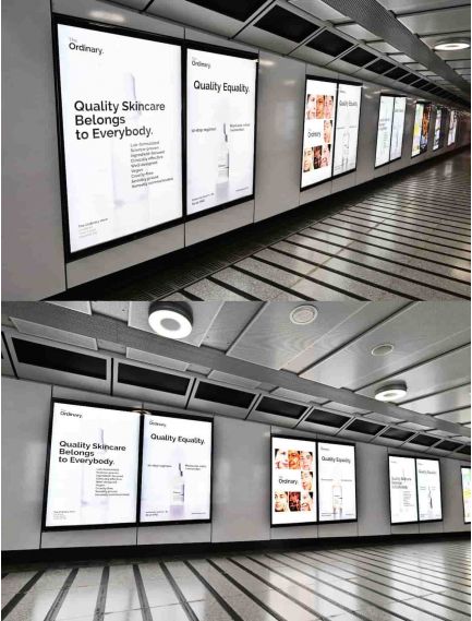 地鐵廣告燈箱 2
